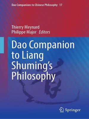 cover image of Dao Companion to Liang Shuming's Philosophy
